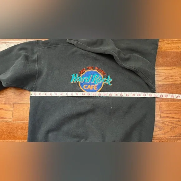 Vtg 90s Hard Rock Cafe San Francisco Sweater Black Men’s Sz L Made In USA